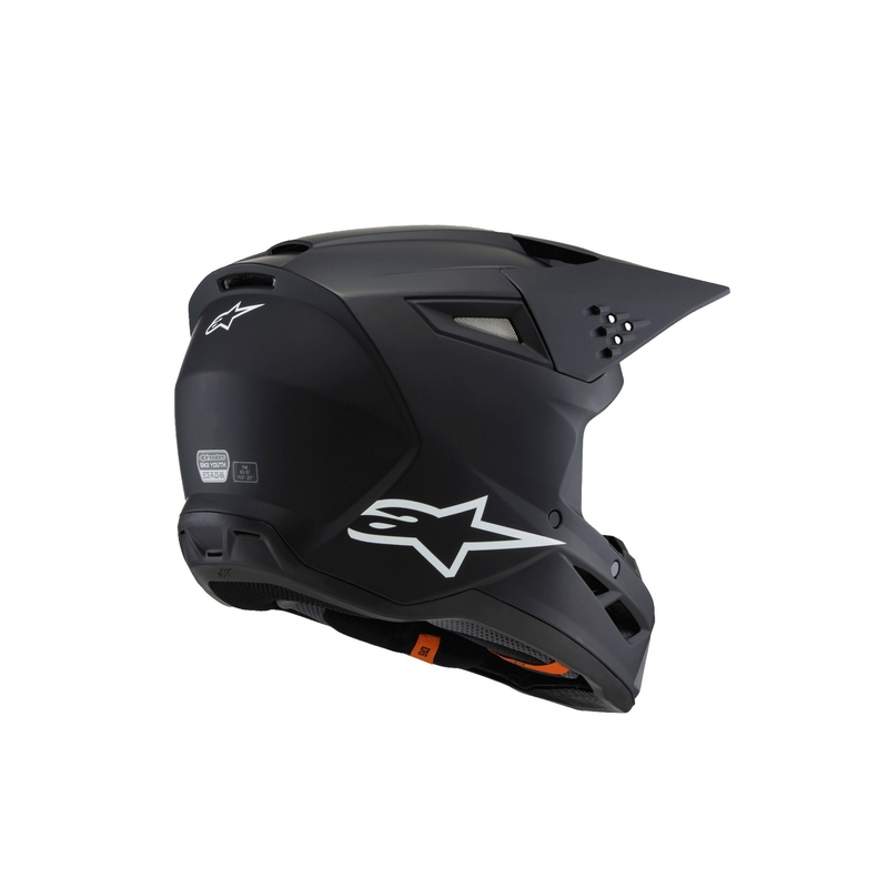 Alpinestars S-M3 Solid Kinder Motocross Helm Mattschwarz - II. Qualität