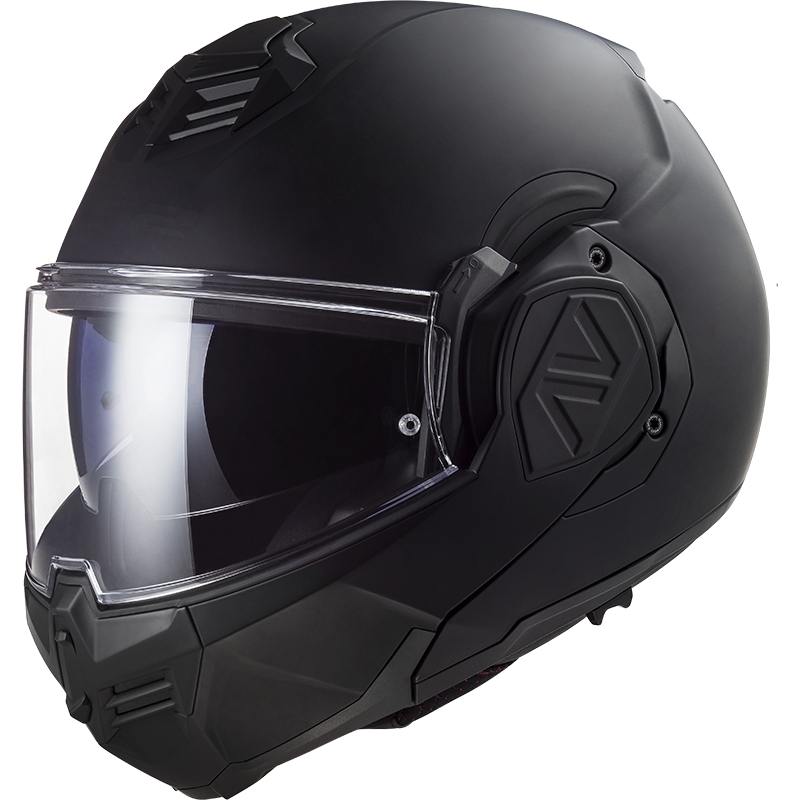 Klappbarer Motorradhelm LS2 FF906 Advant Noir-06 schwarz - II. Qualität
