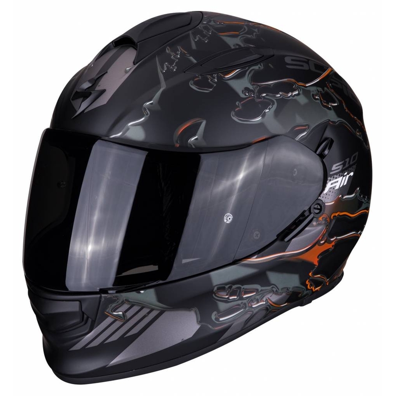Integralhelm Scorpion EXO-510 Air Likid schwarz-orange Ausverkauf