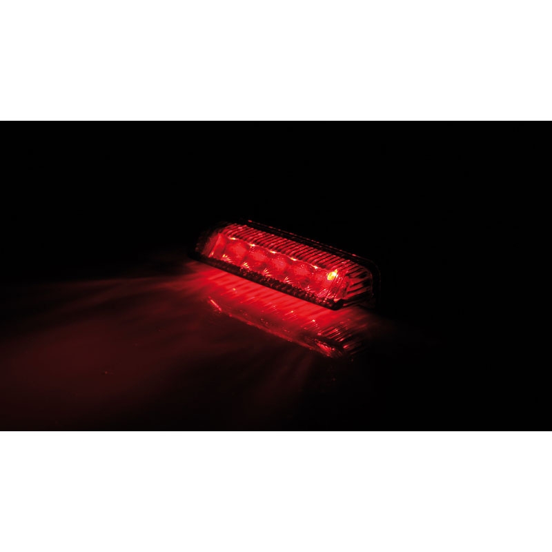 Highsider Smart Mini LED Motorrad Rücklicht, schwarz-smoke
