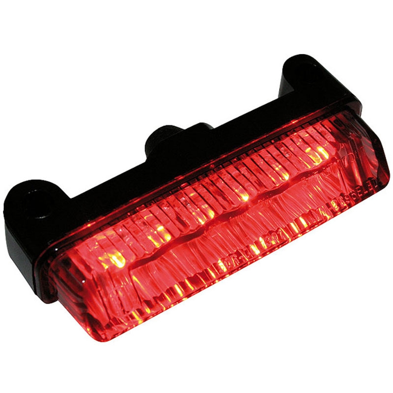 Highsider Smart Mini LED Motorrad Rücklicht, schwarz-smoke
