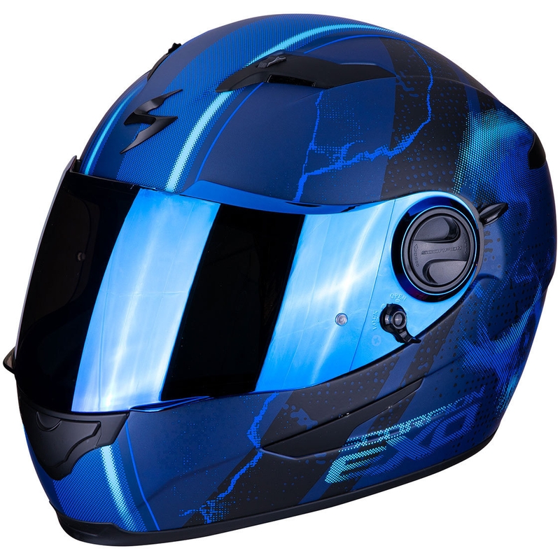 Integralhelm Scorpion EXO-490 Dar schwarz-blau