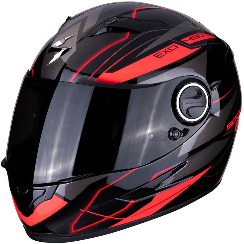 Integralhelm Scorpion EXO-490 Nova schwarz-rot