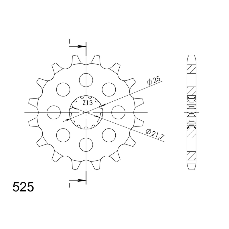 Ritzel SUPERSPROX 15T, 525