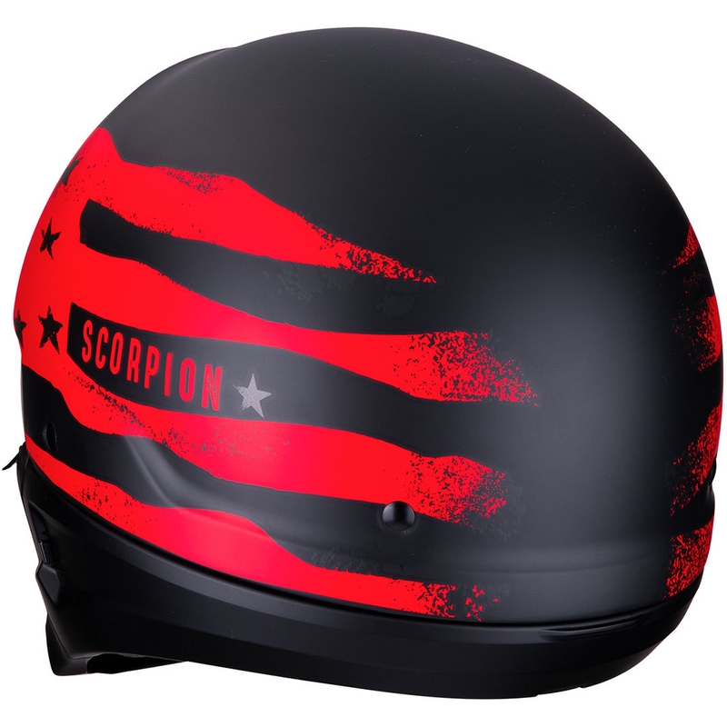Helm Skorpion EXO-COMBAT Rookie schwarz-rot Ausverkauf