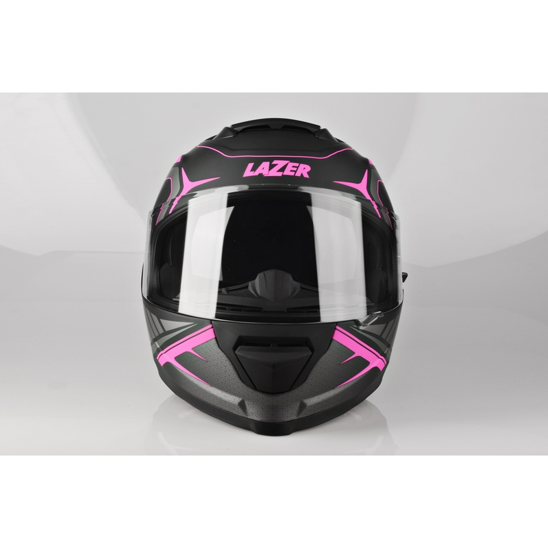Integral Motorradhelm Lazer Rafale Hexa schwarz und rosa