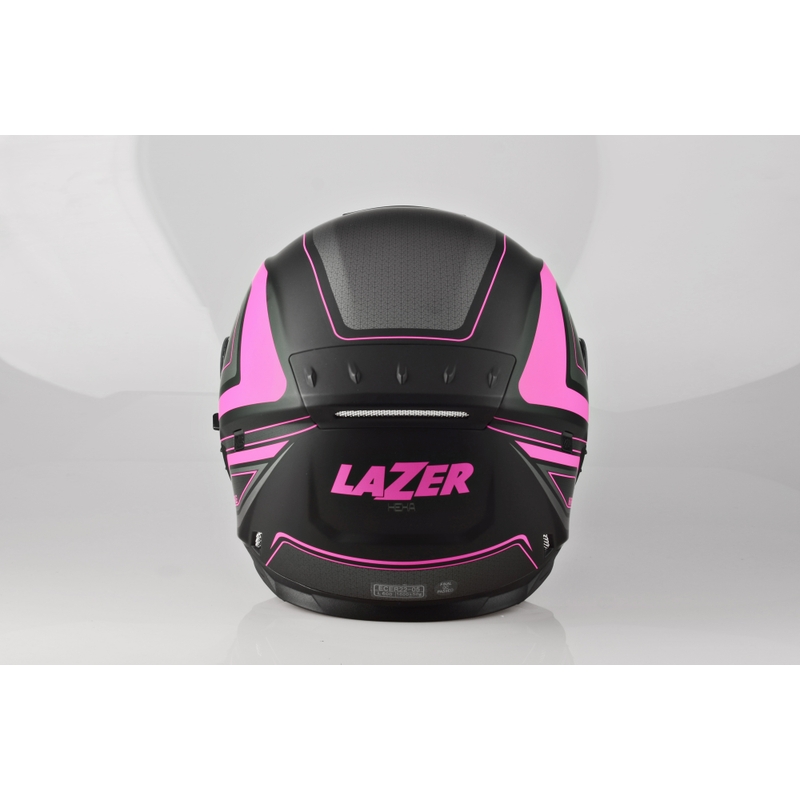 Integral Motorradhelm Lazer Rafale Hexa schwarz und rosa