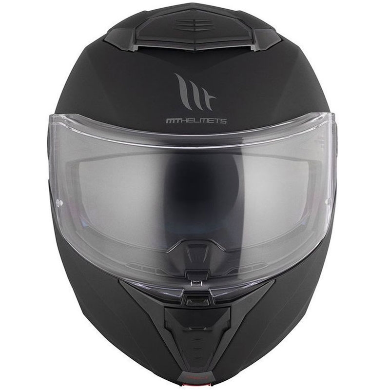 Motorrad-Klapphelm MT ATOM 2 SV SOLID A1 schwarz matt