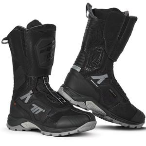 Motorradstiefel SEVENTY DEGREES SD-BA6 Stelvio High schwarz-grau
