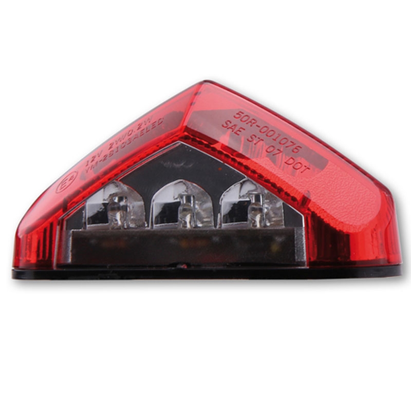 Highsider Smart LED Motorrad Rücklicht rot