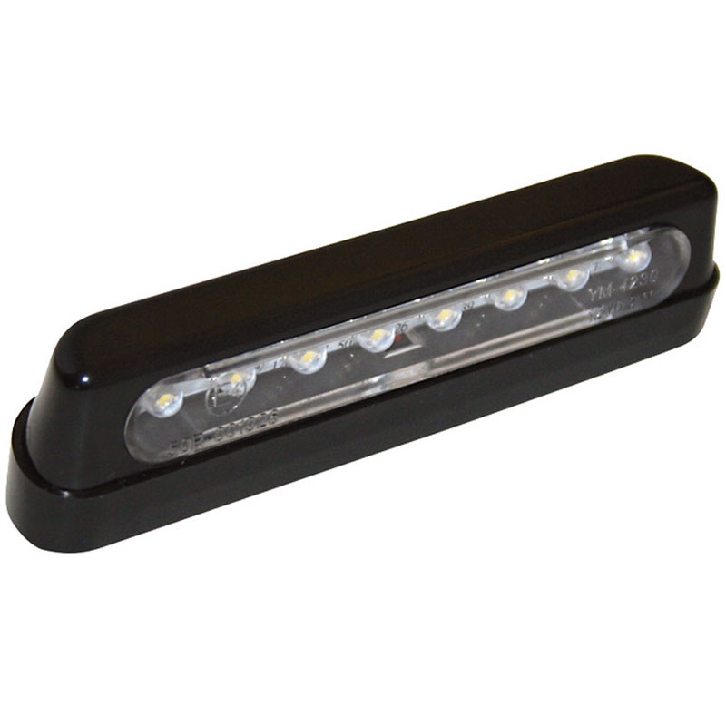 Kennzeichenleuchte Highsider Smart LED schwarz-smoke