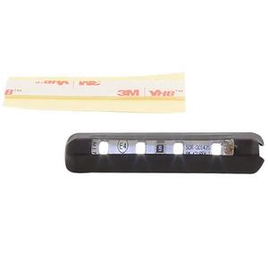 Kennzeichenleuchte Highsider Smart 4 LEDs mit Selbstklebefolie, schwarz
