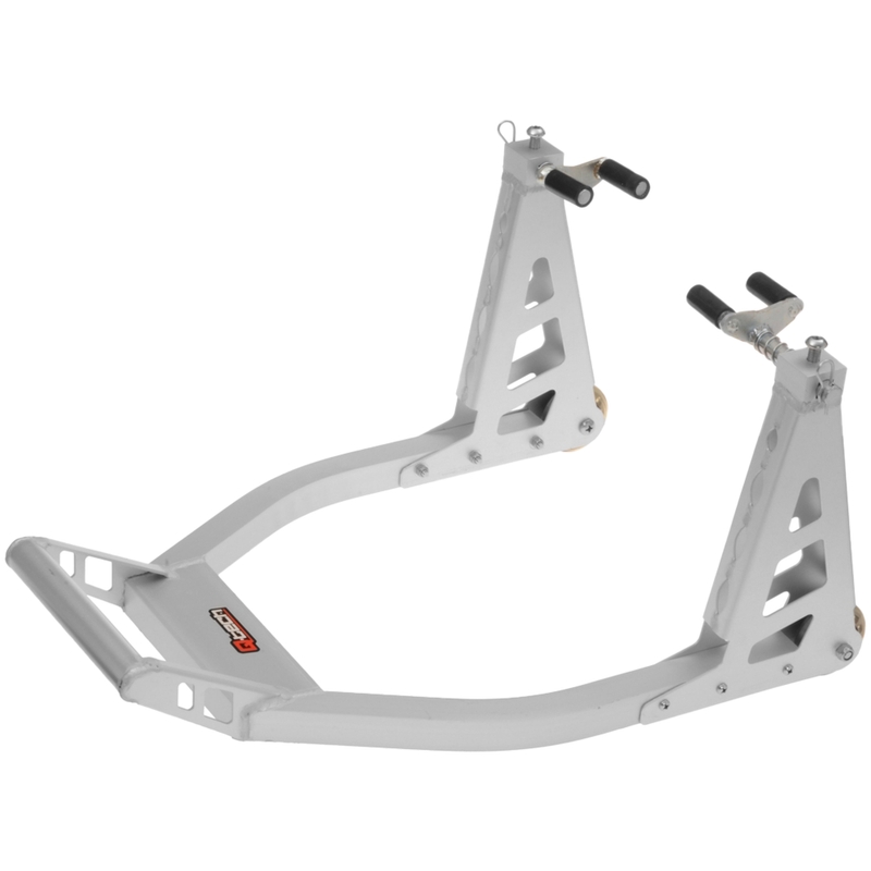 Motorradständer Q-TECH vorne Aluminium silber