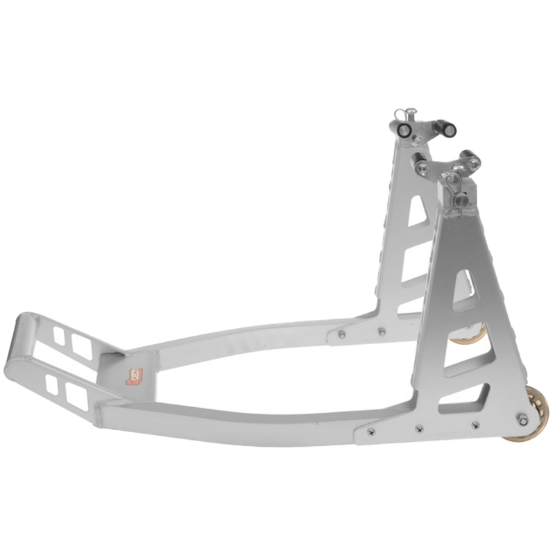 Motorradständer Q-TECH vorne Aluminium silber