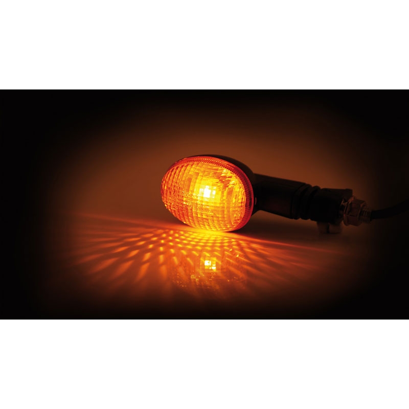 Highsider Smart Mini Motorradblinker orange-schwarz
