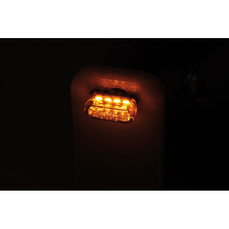 Motorradblinker Highsider Smart Module 1 Pro LED rauchgrau