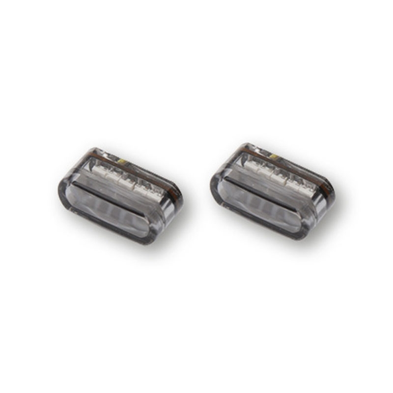 Motorradblinker Highsider Smart Module 1 LED rauchgrau