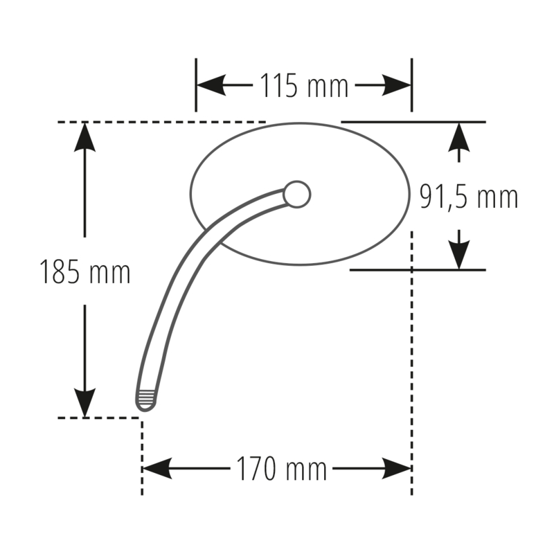 Highsider Smart Surface Rückspiegel links/rechts schwarz