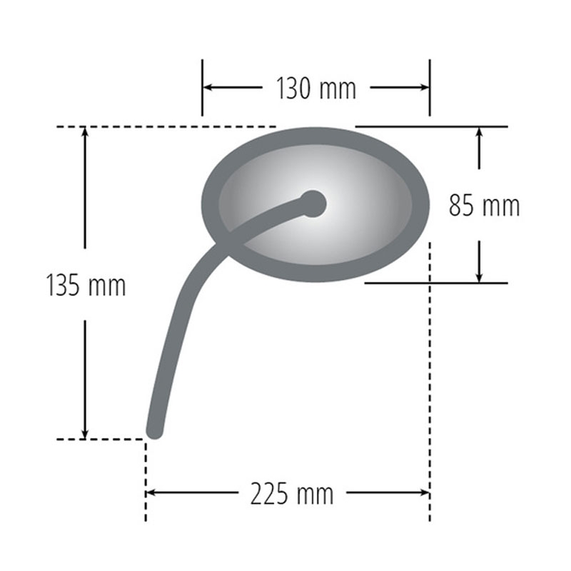Rückspiegel Highsider Smart Booster 2 ALU links/rechts schwarz