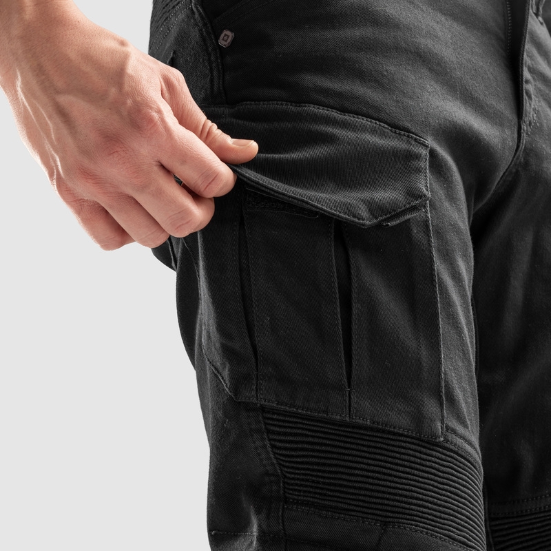 Ozone Faster TP Motorradjeans schwarz