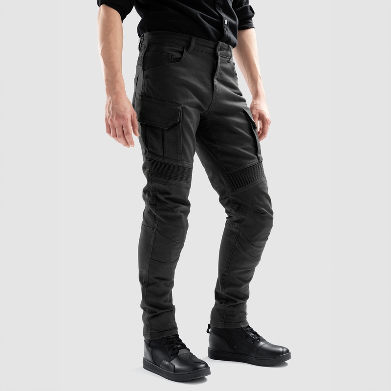 Ozone Faster TP Motorradjeans schwarz