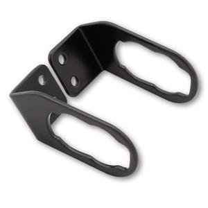 Original Highsider Pro Blinkerhalter für Kawasaki Motorrad Kennzeichen, schwarz