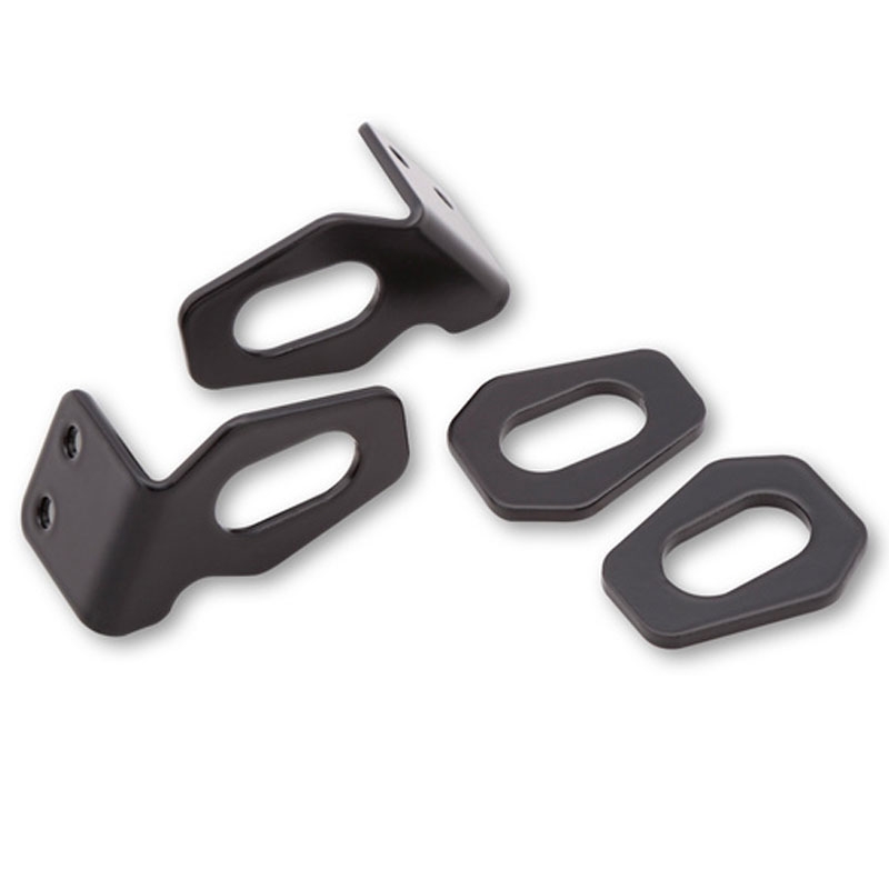 Original Highsider Pro Blinkerhalter für Honda Motorrad Kennzeichen, schwarz (Paar)
