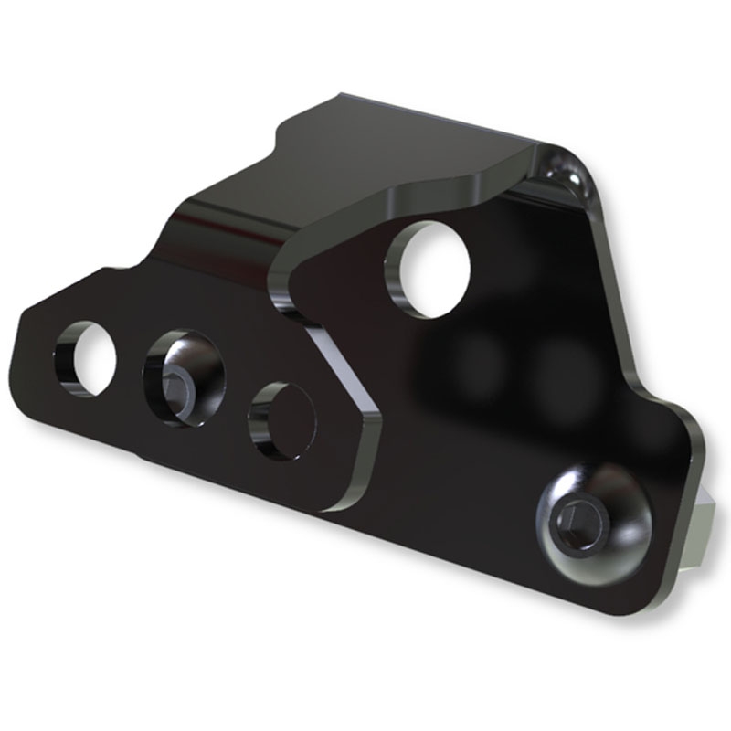 Kennzeichenleuchtenhalter Highsider Pro S schwarz