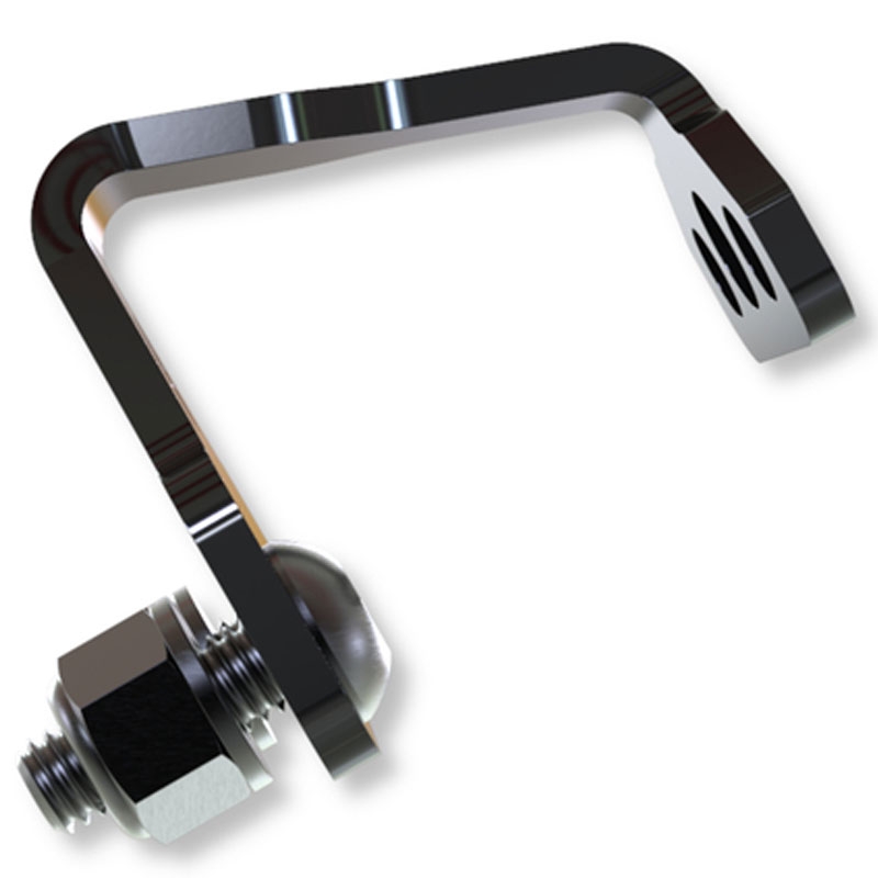 Kennzeichenleuchtenhalter Highsider Pro S schwarz