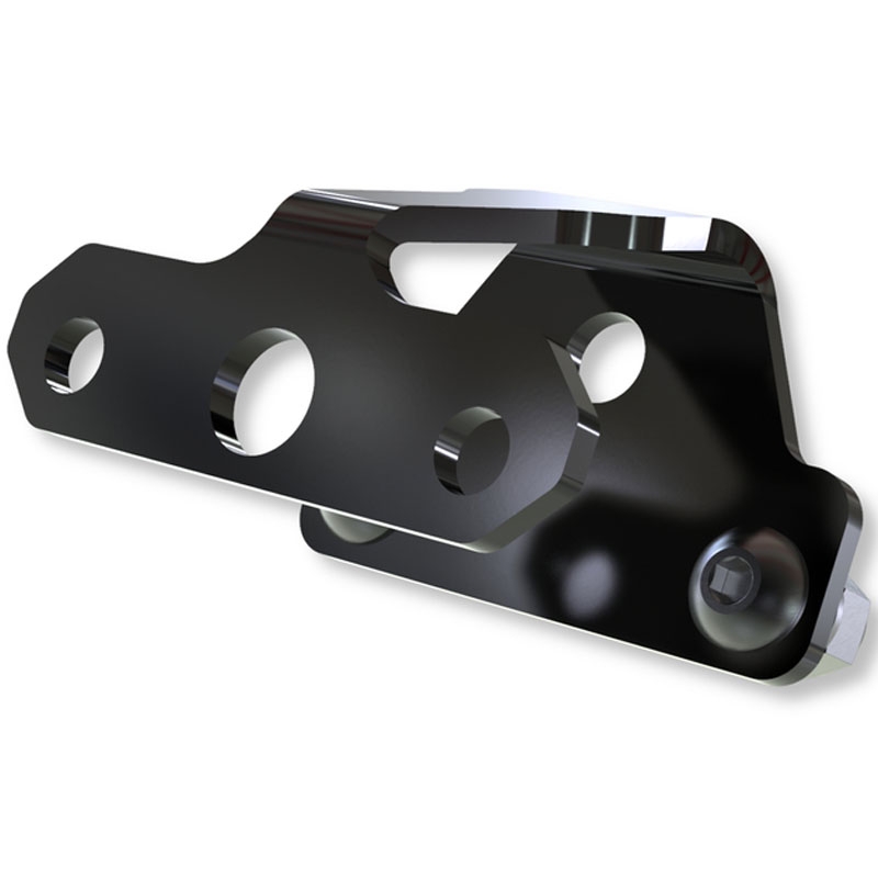 Kennzeichenleuchtenhalter Highsider Pro XL schwarz