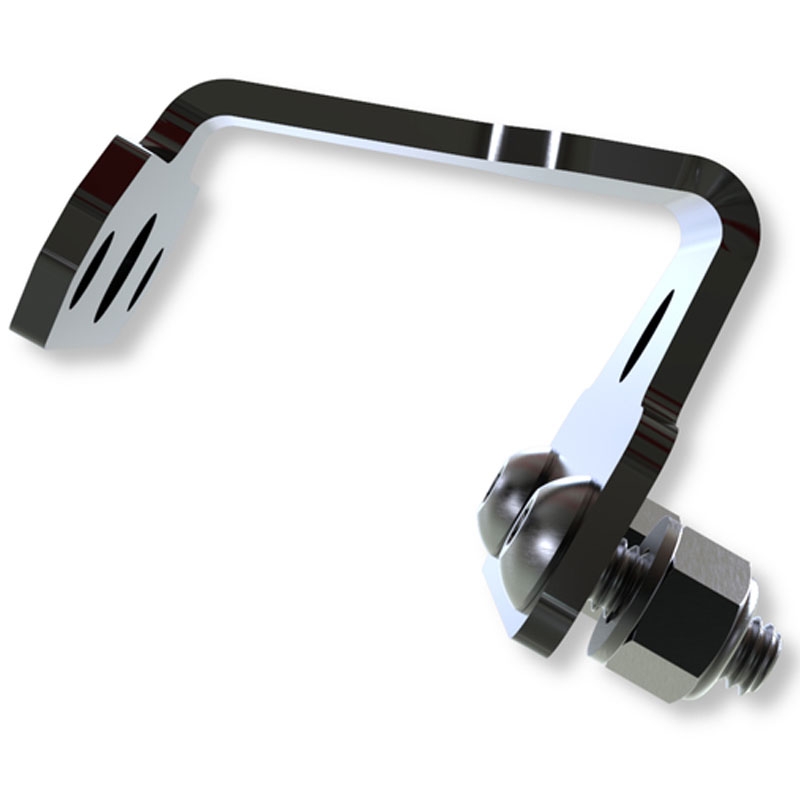 Kennzeichenleuchtenhalter Highsider Pro XL schwarz