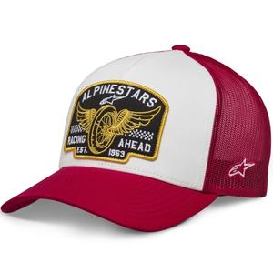 Alpinestars Heritage Patcher Kappe weiß-rot
