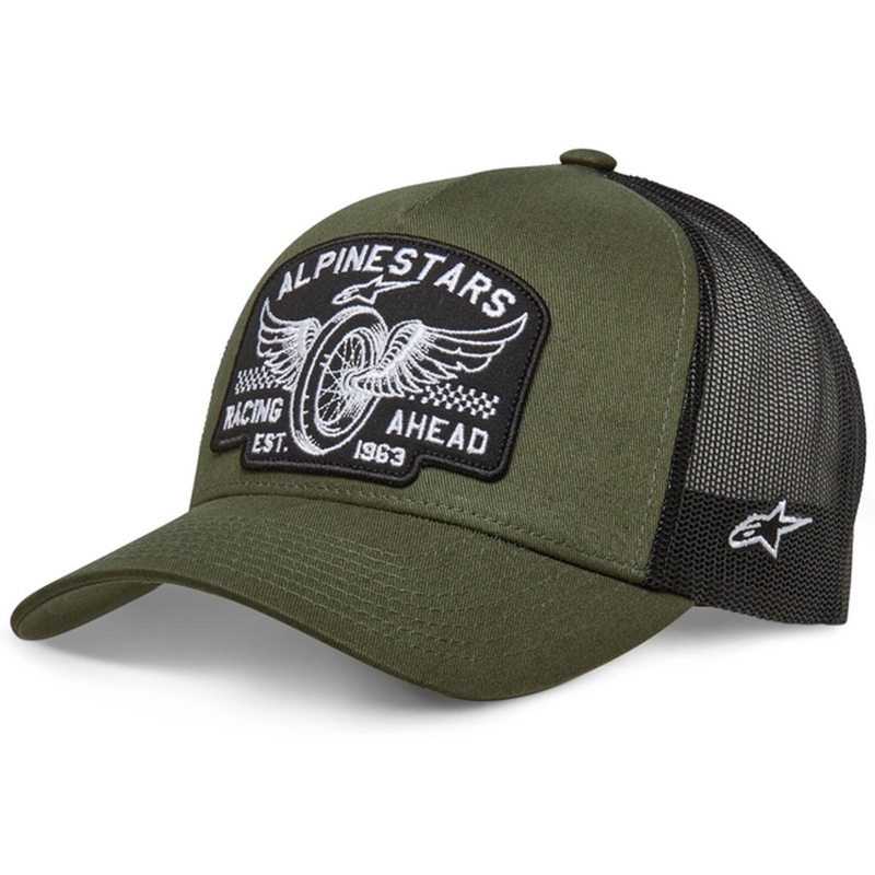 Alpinestars Heritage Patcher Kappe grün und schwarz