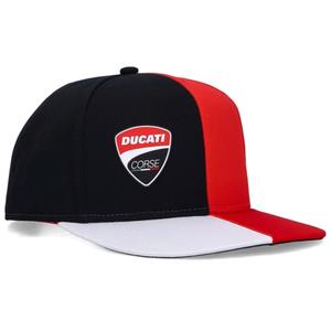 Ducati Flatcap rot-schwarz-weiß