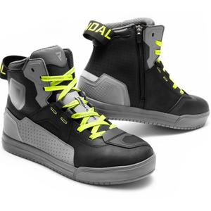Motorradstiefel Rebelhorn Vandal II schwarz-grau-fluo gelb