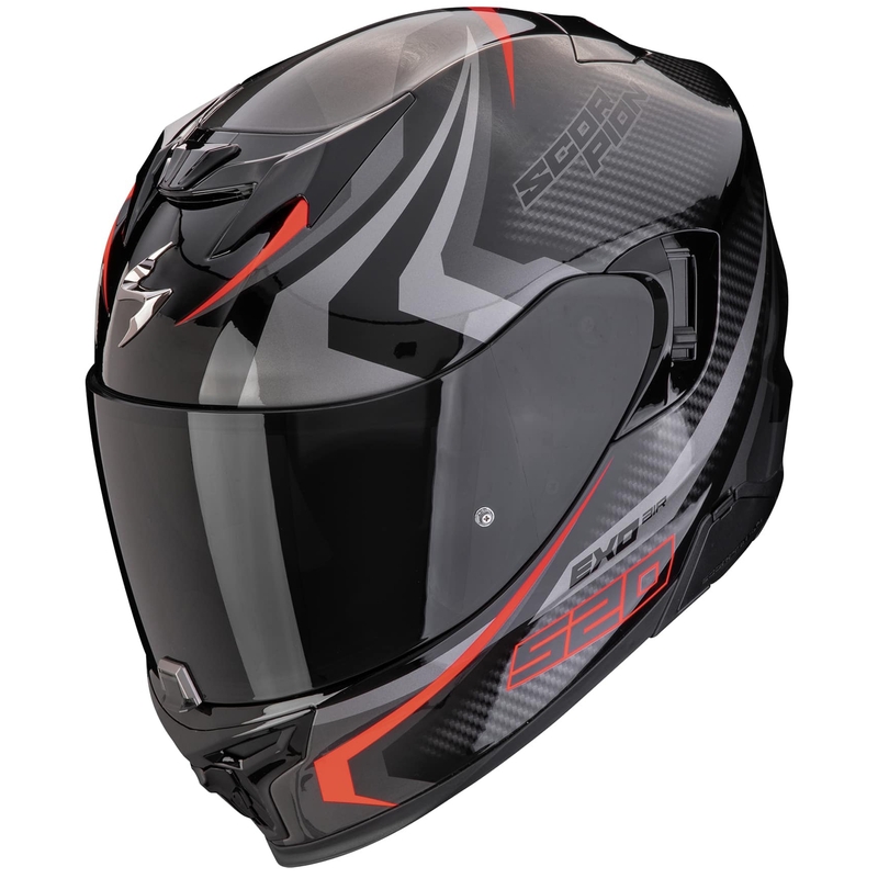 Integral Motorradhelm Scorpion EXO-520 EVO AIR TERRA schwarz-silber-rot Ausverkauf