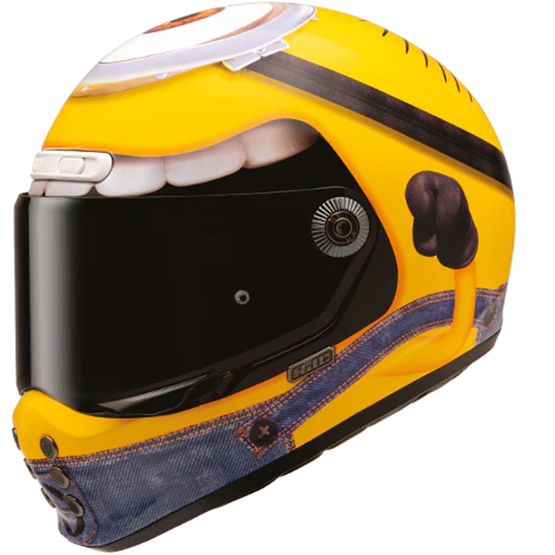 HJC V10 Stuart Minions MC3 Integralhelm Gelb-Blau