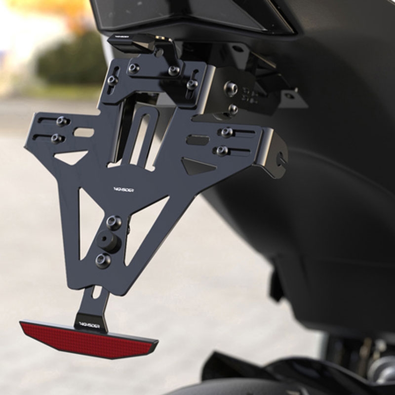 Kennzeichenhalter inkl. Beleuchtung Highsider Akron-RS PRO Ducati schwarz