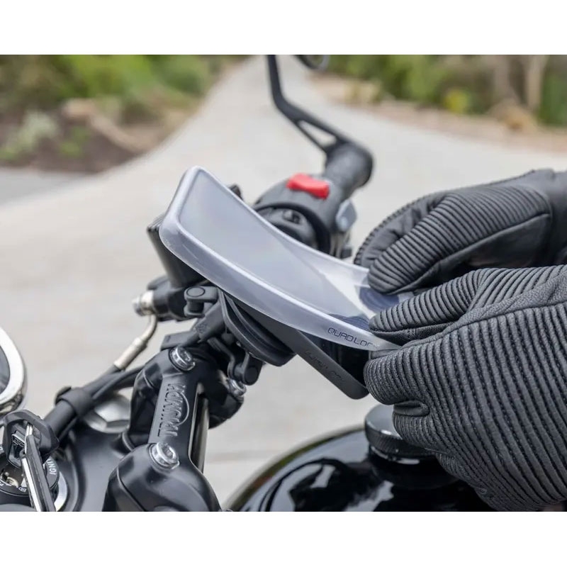 Quad Lock® iPhone 14 Pro Regenschutz Klar