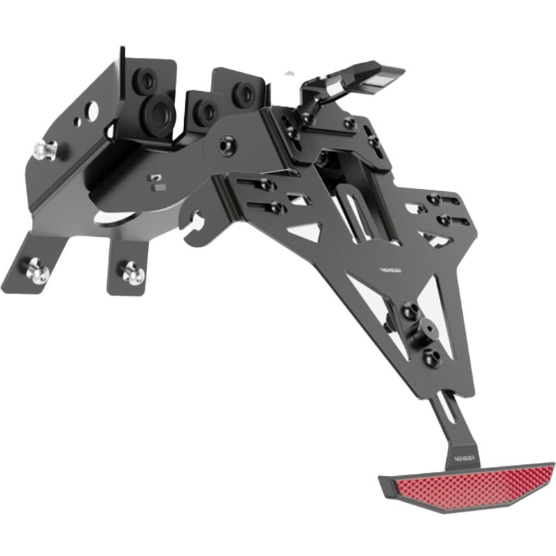 Kennzeichenhalter mit Beleuchtung Highsider Kennzeichenhalter Akron RS PRO KTM 690 SMC R schwarz