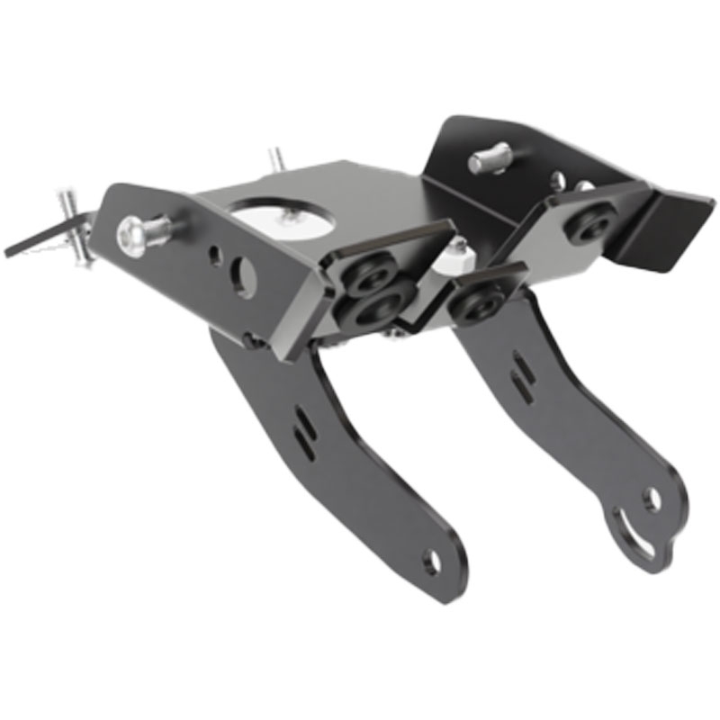 Kennzeichenhalter mit Beleuchtung Highsider Kennzeichenhalter Akron RS PRO KTM 690 SMC R schwarz