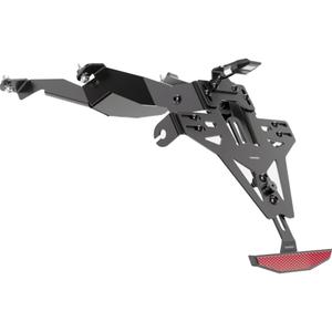 Kennzeichenhalter mit Beleuchtung Highsider Akron RS PRO Honda CB 125 R NEO schwarz