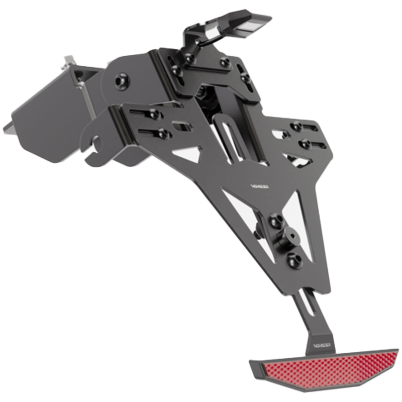 Kennzeichenhalter mit Beleuchtung Highsider Akron RS PRO Kawasaki ER-6 F,N schwarz