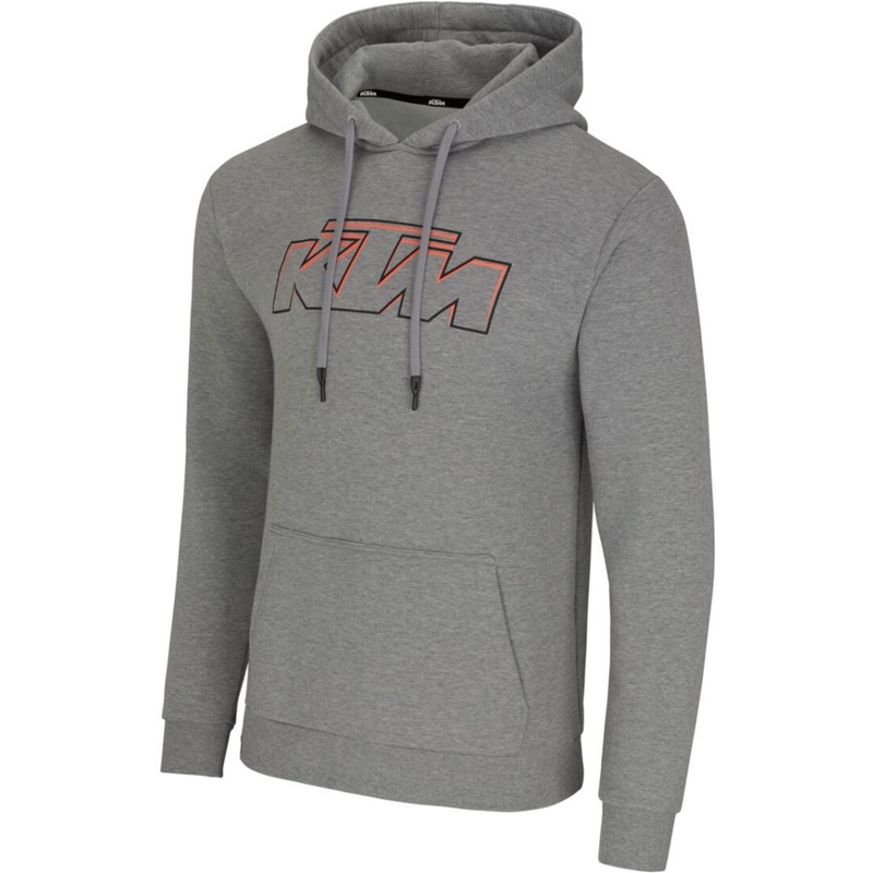 KTM Essential Hoodie hellgrau meliert