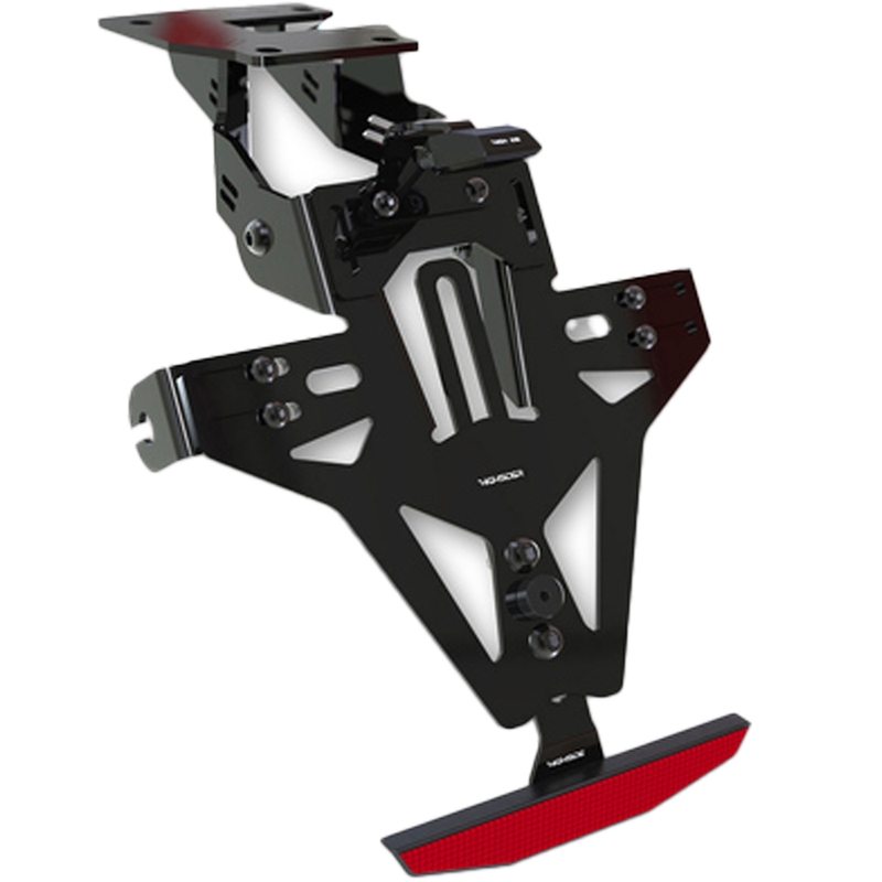 Kennzeichenhalter mit Beleuchtung Highsider Akron RS PRO Yamaha YZF-R1,R6 schwarz
