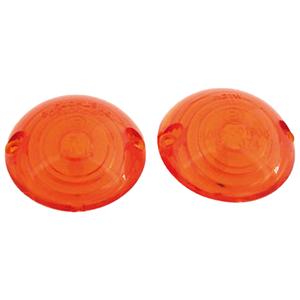 Motorrad Blinkerglas Highsider Smart Ochsenaugen orange