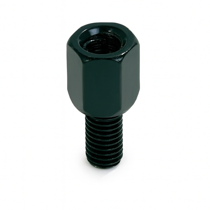 Adapter für Highsider Smart Spiegel von Rechtsgewinde M10 auf Rechtsgewinde M8 schwarz
