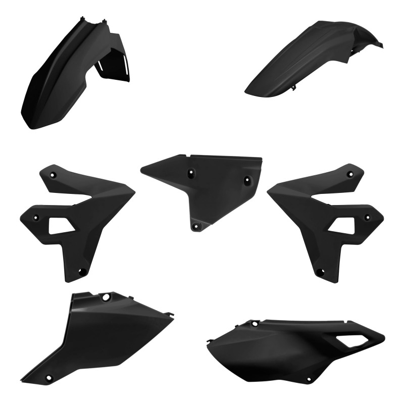 Satz Kunststoffteile POLISPORT restyling schwarz