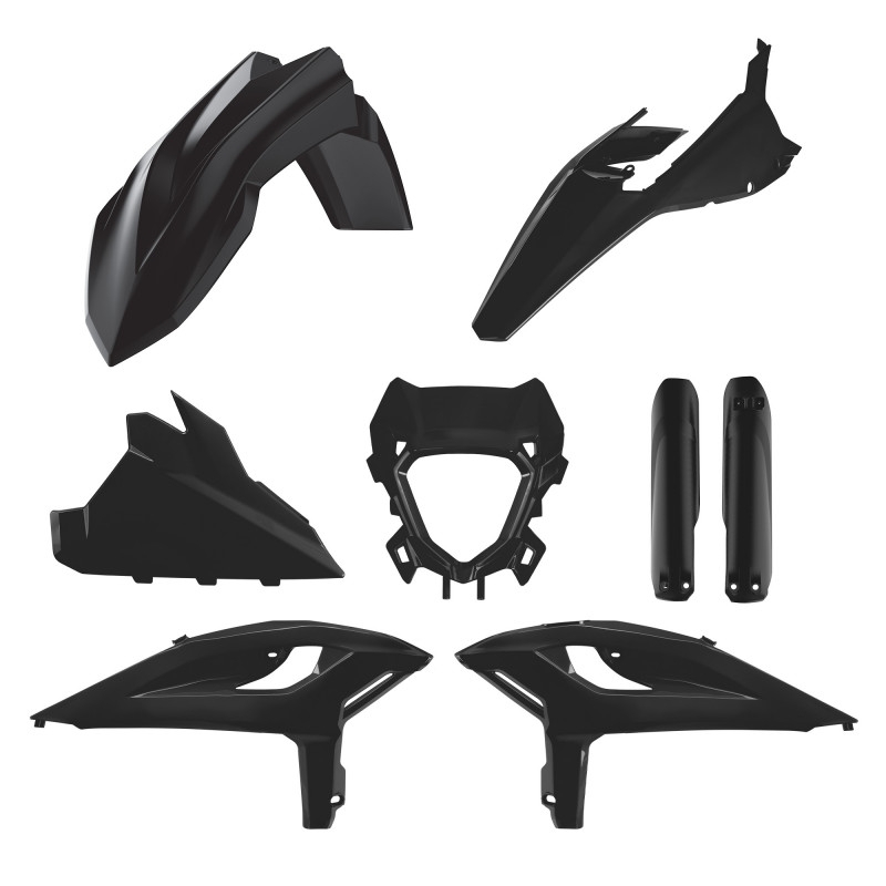 Satz Kunststoffteile POLISPORT schwarz