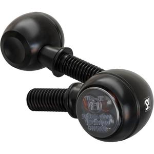 Motorradblinker Highsider Smart Circula-S LED 3in1 schwarz